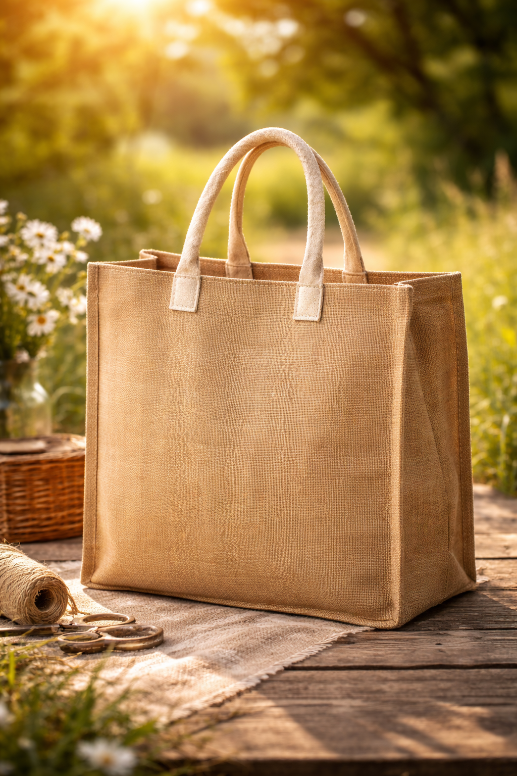 Jute Tote Bag